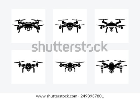 small drone vector illustrations in various styles. Perfect for kids' projects!






