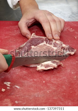 cleaning and preparation of the meat