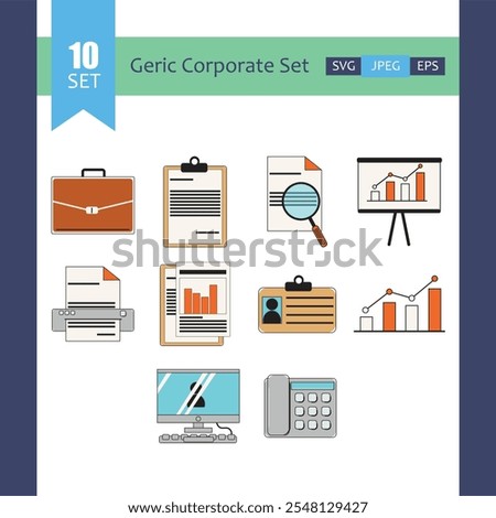 Generic Corporate Office Business Icon