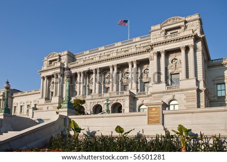 Library Of Congress, Washington, Dc Stock Photo 56501281 : Shutterstock