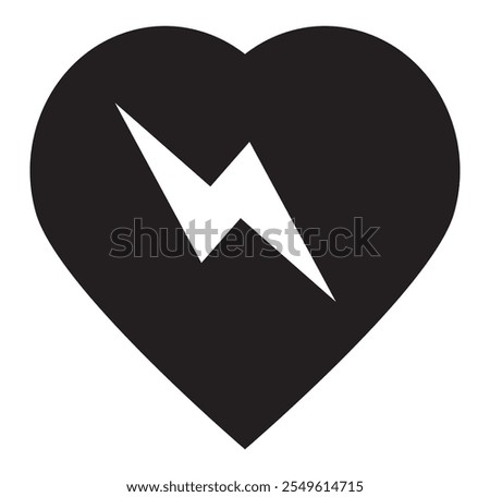 AED icon vector illustration. Automated external defibrillator icon isolated on white background.