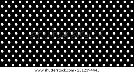 Polka dots, seamless pattern on black background, minimalist abstract wall, arranged in diagonal lines. design EPS 10