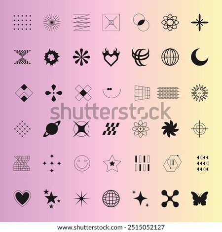 Pack of multiple icon design