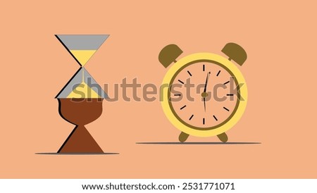 clock vector shows time o'clock