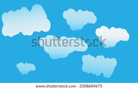 clear blue sky background, clouds with background, Blue sky background with tiny clouds. White fluffy clouds in the blue sky.