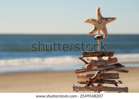 Similar – Image, Stock Photo Christmas tree in wave form