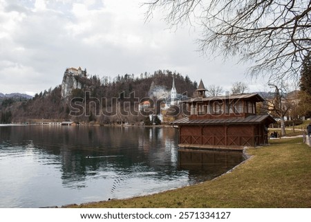 Similar – Foto Bild Bootshäuser alt altstadt