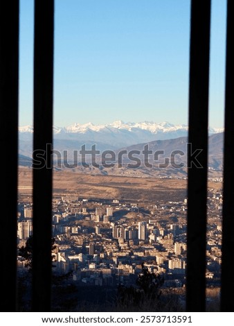 Image, Stock Photo urban interweaving of nature, people and culture