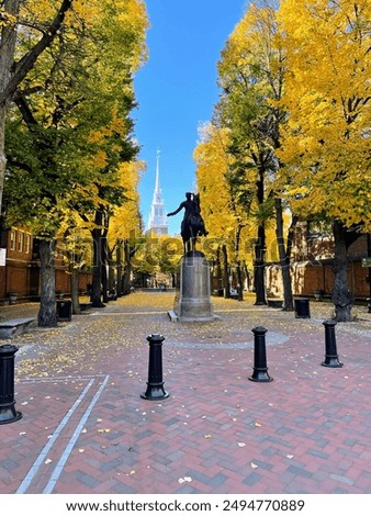 Image, Stock Photo Boston Architecture Church