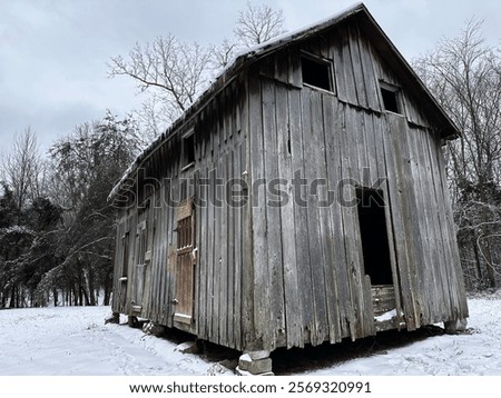 Similar – Image, Stock Photo Abandoned house on the field