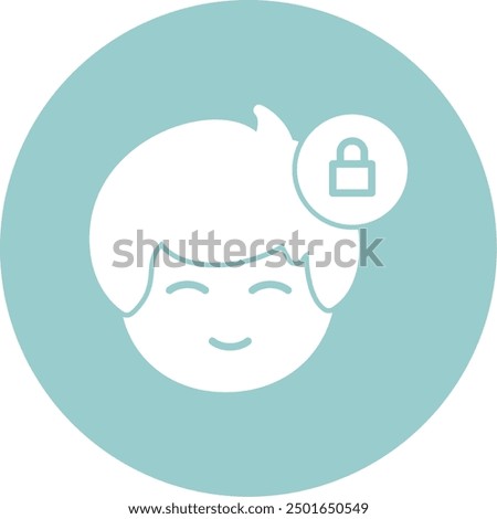 Glyph Circle Vector Icon Design