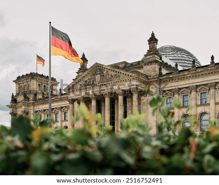 Similar – Image, Stock Photo Bundestag german federal parliament building in Berlin Germany