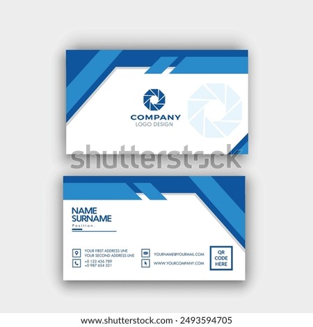 MODERN BUSINESS CARD FOR TEMPLATE 