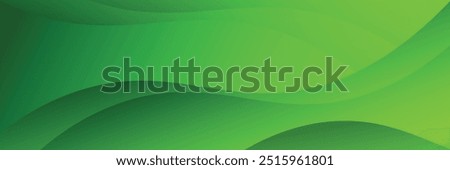 Abstract green wavy background. Vector EPS 10