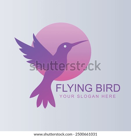 modern bird logo design concept template. fully editable logo