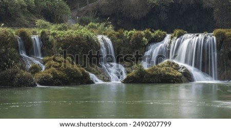 Similar – Foto Bild Wasserfall Umwelt Natur