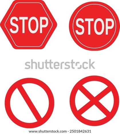 stop icon, dengerous icon logo