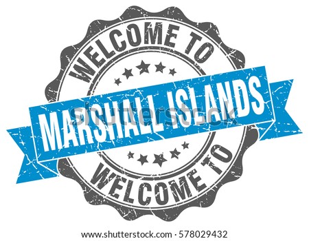 Marshall Islands. Welcome to Marshall Islands stamp