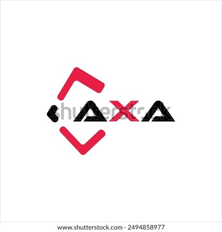 AXA creative minimalist letter logo. AXA unique vector initials alphabet letter logo design
