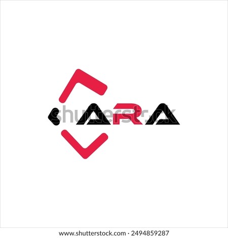 ARA creative minimalist letter logo. ARA unique vector initials alphabet letter logo design
