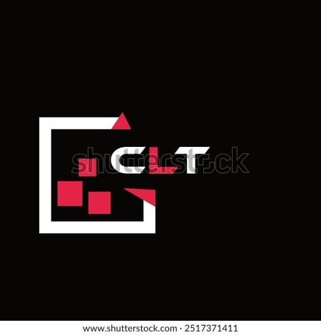 CLT creative minimalist letter logo. CLT unique vector initials alphabet letter logo design
