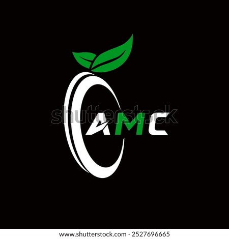 AMC creative minimalist letter logo. AMC unique vector initials alphabet letter logo design 