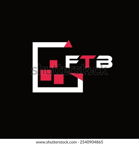 FTB creative minimalist letter logo. FTB unique vector initials alphabet letter logo design 
