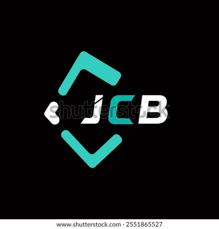 JCB creative minimalist letter logo. JCB unique vector initials alphabet letter logo design 
