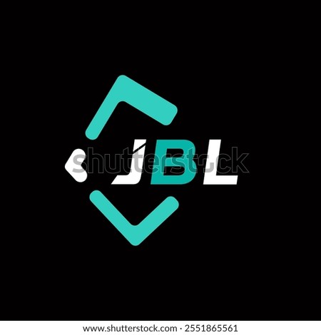 JBL creative minimalist letter logo. JBL unique vector initials alphabet letter logo design 
