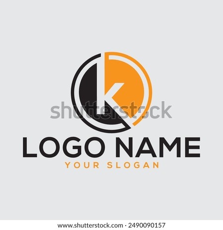 modern letter k logo design template
Business corporate letter K logo design vector. letter k logo circle.
