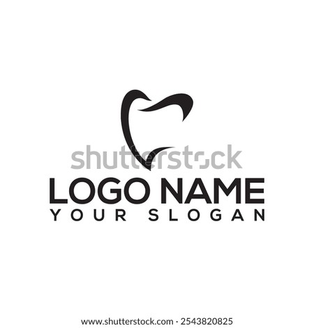 Dental Clinic logo template, Dental Care logo designs vector, Health Dent Logo design vector template linear style. Dental clinic Logotype concept icon. Tooth Teeth Smile Dentist Log