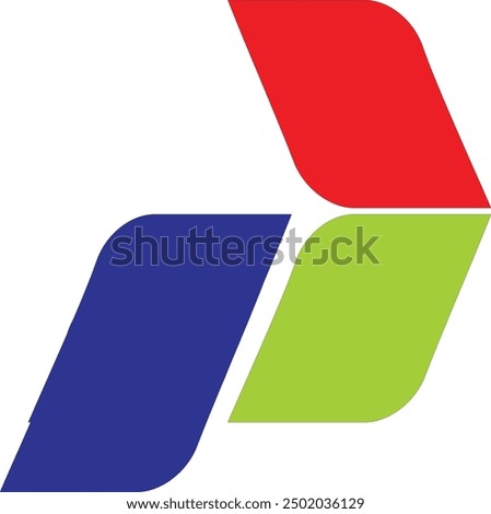 SIMPLE PERTAMINA LOGO WITH THREE COLORS FROM THE PERTAMINA LOGO DIRECTLY