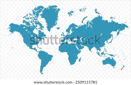 world map image alpha-04, world map vector image, modern world map, Illustration, eps 10, worldwide, all continents, all contries, world wide project