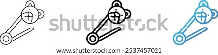 safety pin icon. Thin Linear, Regular and Gradient Style Design Isolated On White Background