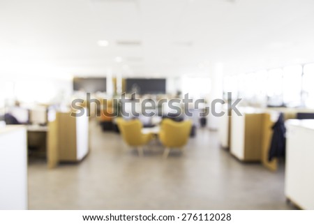 Blurry office background, perfect to use for backdrop in advertisements or other designs