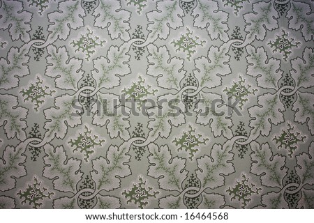 old fashioned wallpaper, very old