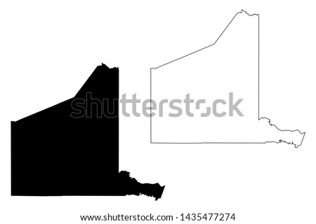 Gregg County, Texas (Counties in Texas, United States of America,USA, U.S., US) map vector illustration, scribble sketch Gregg map