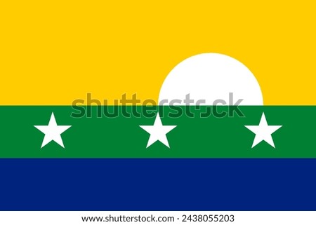 Flag of Nueva Esparta State (Bolivarian Republic of Venezuela) Estado Nueva Esparta