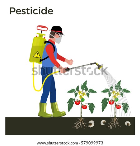 Similar – Foto Bild Landwirt in Schutzkleidung mäht Rasen in einem Garten mit einem Benzinrasenmäher