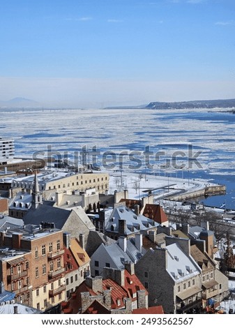 Similar – Image, Stock Photo Old City Quebec Québec