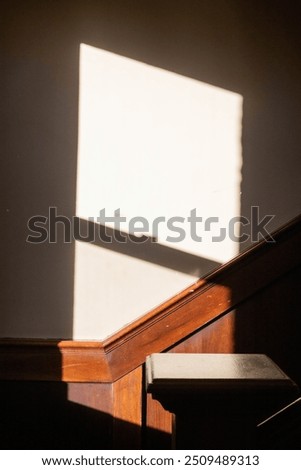 Similar – Image, Stock Photo Stairwell in the white house