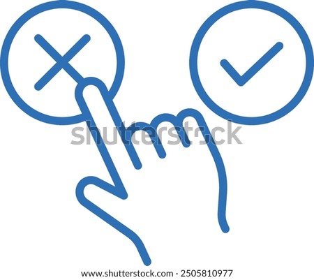 Opt-out, information leakage prevention, editable line vector icon illustration