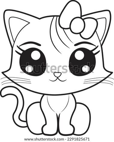 Black And White Cat Cartoon Pictures | Free download on ClipArtMag