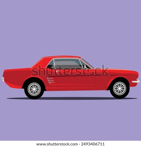 sport old school american car  vector for car enthusiast and club tshirt and merch by amazon or redbubble