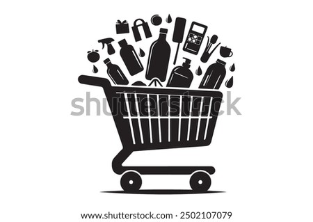 Shopping Cart Illustrations for ecommerce