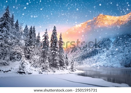 Similar – Image, Stock Photo frozen dance | ice age