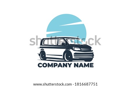 minibus vector logo EPS 10 file