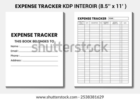 expense tracker KDP interior designs