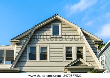 Image, Stock Photo pediment Gable end