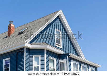 Similar – Image, Stock Photo Roof + Gable Gable roofs